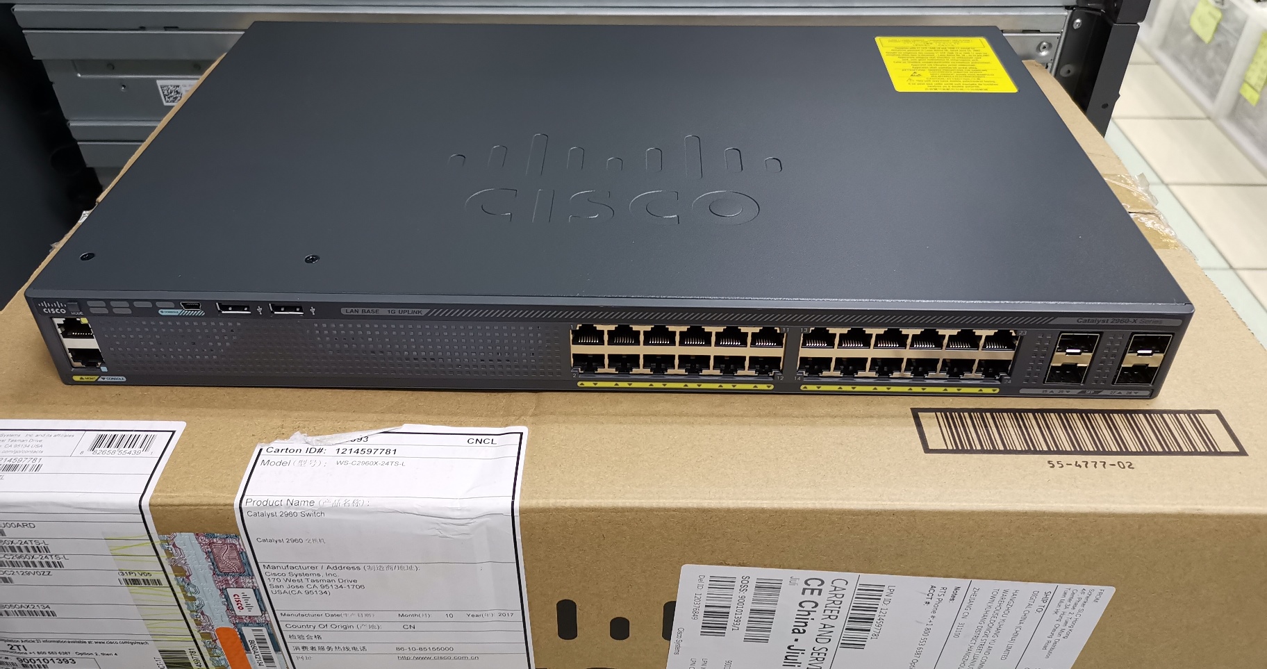 CISCO WS C2960X 24TS L V05