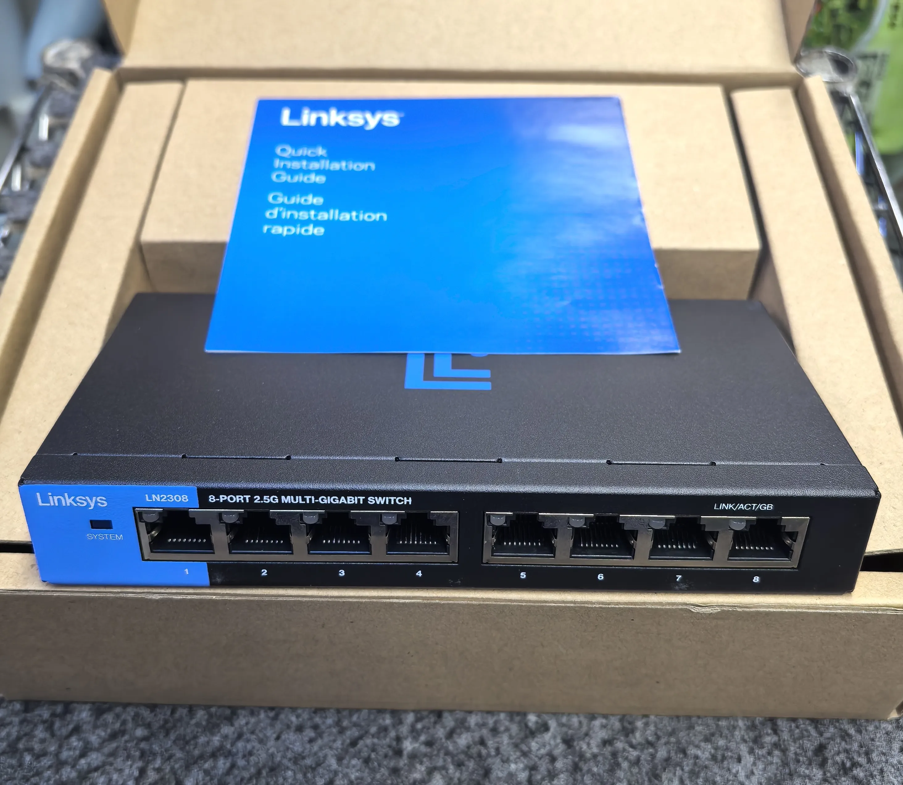 Linksys LN2308 8port 2.5G Multi-Gigabit