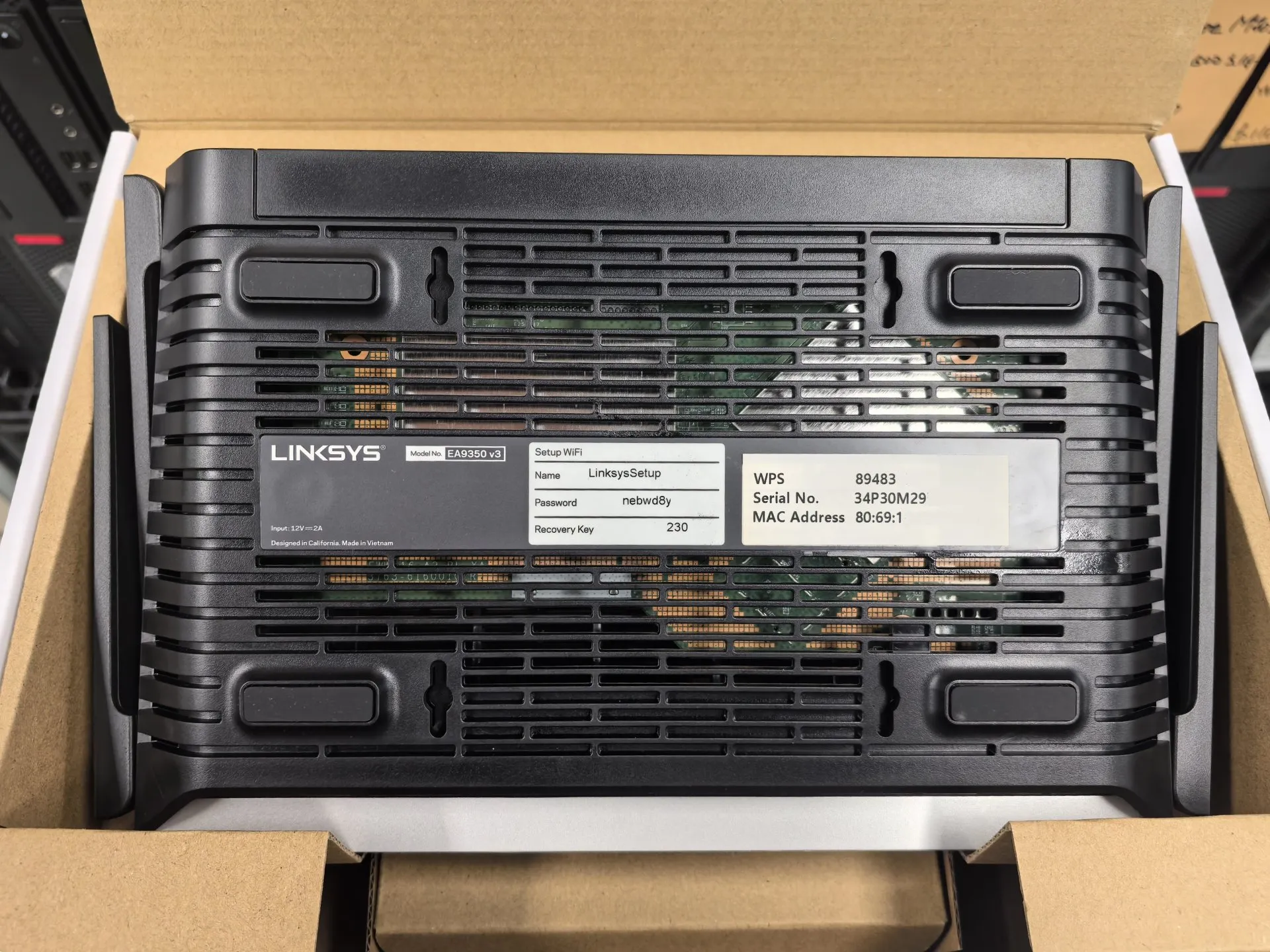 Linksys EA9350 AX4500 ROUTER